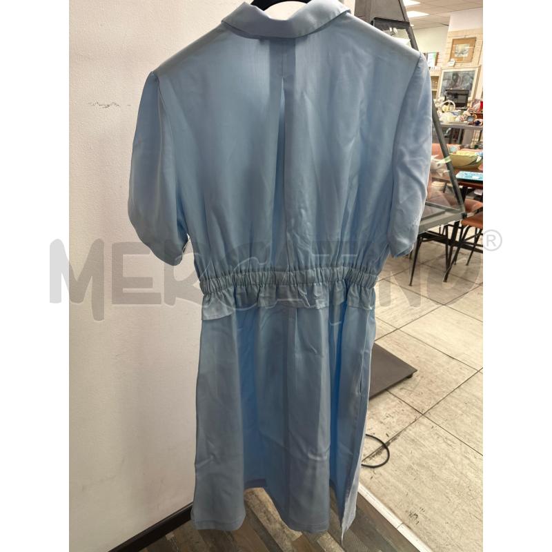 VESTITO DONNA FRENCH COLLECTION AZZURRO MEZZA MANICA ARRICCIATO IN VITA | Mercatino dell'Usato Montesilvano 3