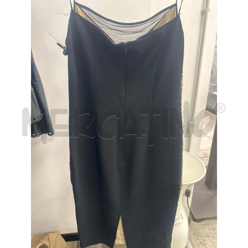 VESTITO DONNA GAI MATTIOLO NERO BEIGE PIZZI VELI LEGGERO  | Mercatino dell'Usato Montesilvano 3