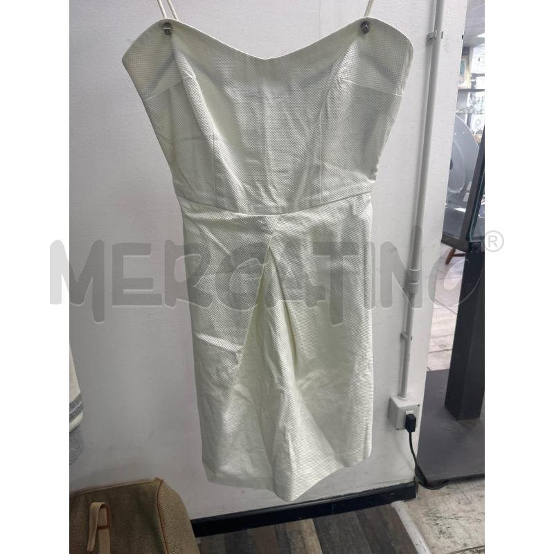 VESTITO DONNA GATTINONI SENZA SPALLINE BIANCO  | Mercatino dell'Usato Montesilvano 1