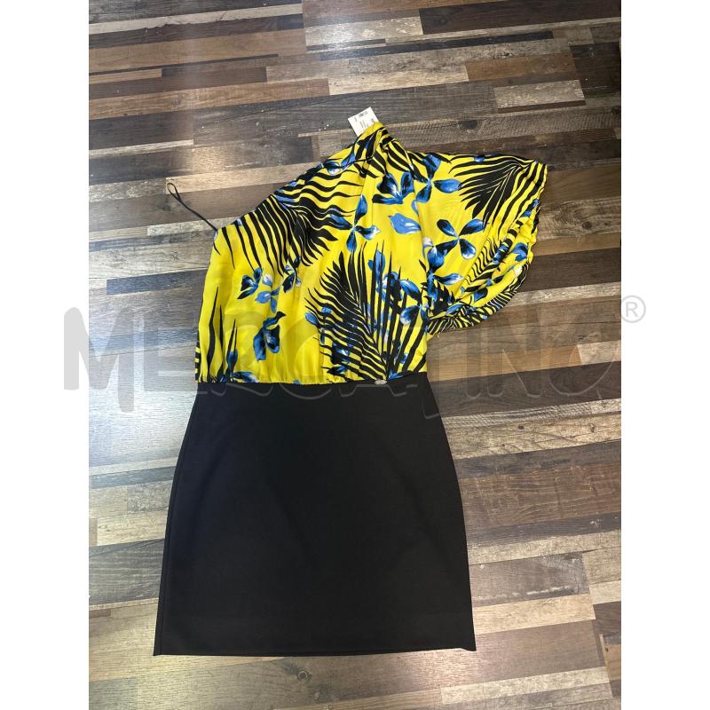 VESTITO DONNA GAUDI JEANS GIALLO NERO  | Mercatino dell'Usato Montesilvano 1