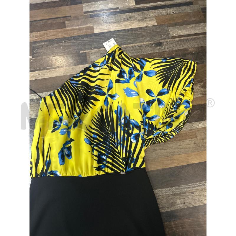 VESTITO DONNA GAUDI JEANS GIALLO NERO  | Mercatino dell'Usato Montesilvano 3