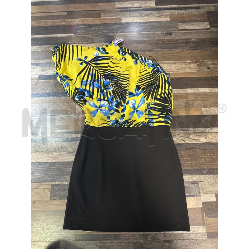 VESTITO DONNA GAUDI JEANS GIALLO NERO  | Mercatino dell'Usato Montesilvano 4