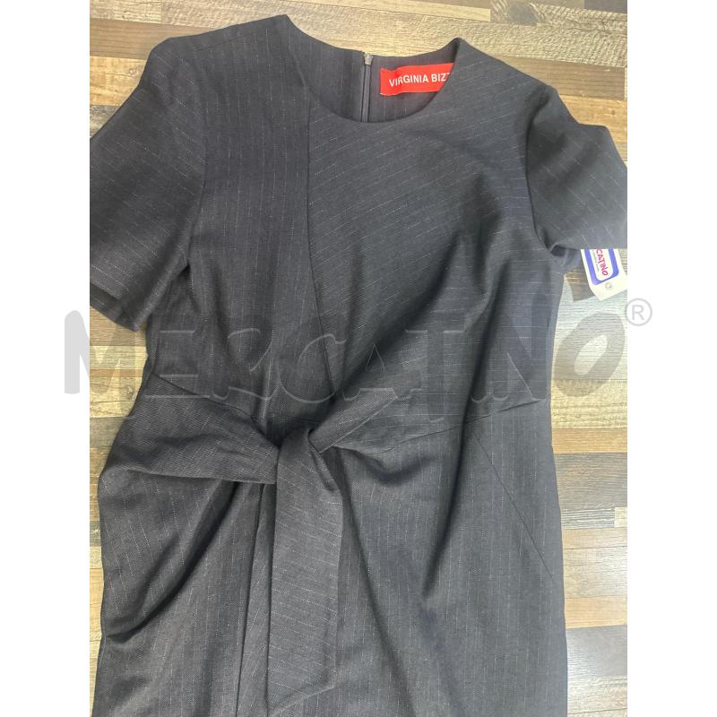 VESTITO DONNA GESSATO BLU VIRGINIA BIZZI TG .42 | Mercatino dell'Usato Montesilvano 2