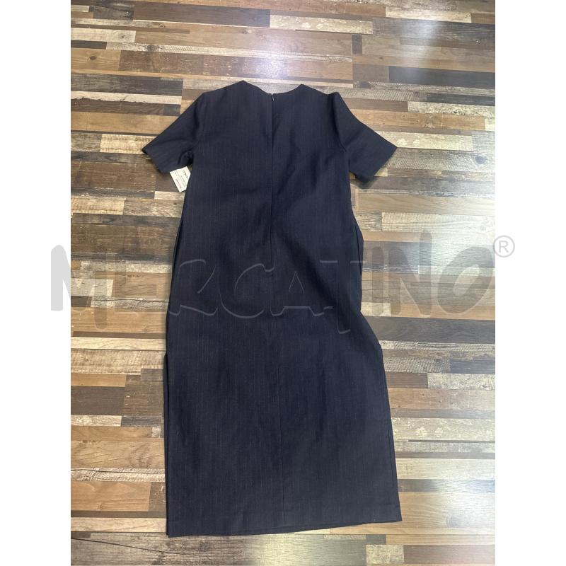 VESTITO DONNA GESSATO BLU VIRGINIA BIZZI TG .42 | Mercatino dell'Usato Montesilvano 3