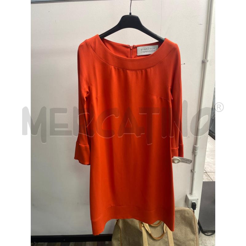 VESTITO DONNA GIANLUCA CAPANNOLO ARANCIO | Mercatino dell'Usato Montesilvano 1