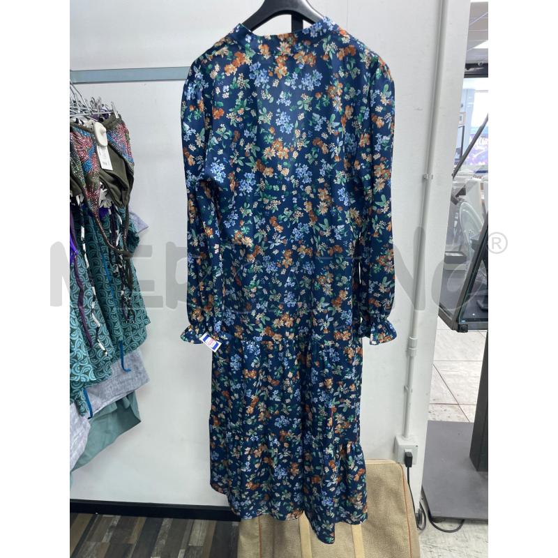 VESTITO DONNA GLEJO BLU FIORATO LUNGO  | Mercatino dell'Usato Montesilvano 3