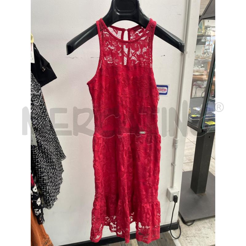 VESTITO DONNA GUESS FUKSIA TIPO PIZZO SMANICATO | Mercatino dell'Usato Montesilvano 1