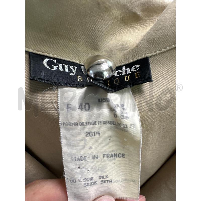 VESTITO DONNA GUY LAROCHE BOUTIQUE BEIGE SETA | Mercatino dell'Usato Montesilvano 2