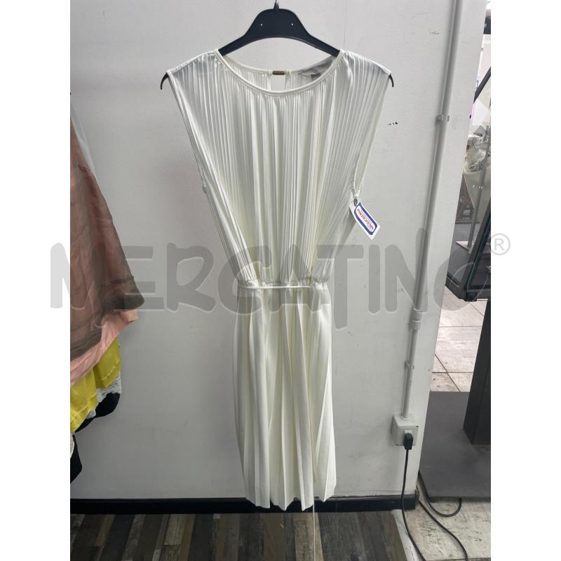 VESTITO DONNA H&M BIANCO XS PLISSETTATO | Mercatino dell'Usato Montesilvano 1