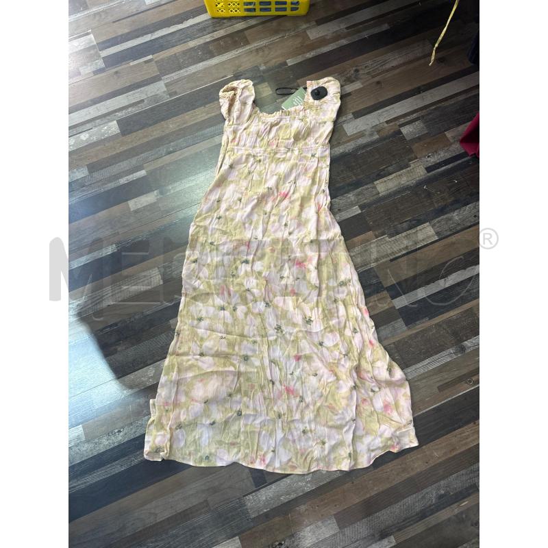 VESTITO DONNA H&M VERDINO FIORI ROSA | Mercatino dell'Usato Montesilvano 2