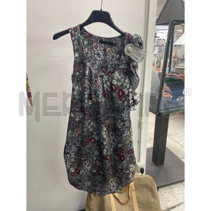 VESTITO DONNA IMPERIAL GRIGIO FIORATO SMANICATO | Mercatino dell'Usato Montesilvano 1