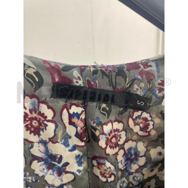 VESTITO DONNA IMPERIAL GRIGIO FIORATO SMANICATO | Mercatino dell'Usato Montesilvano 2