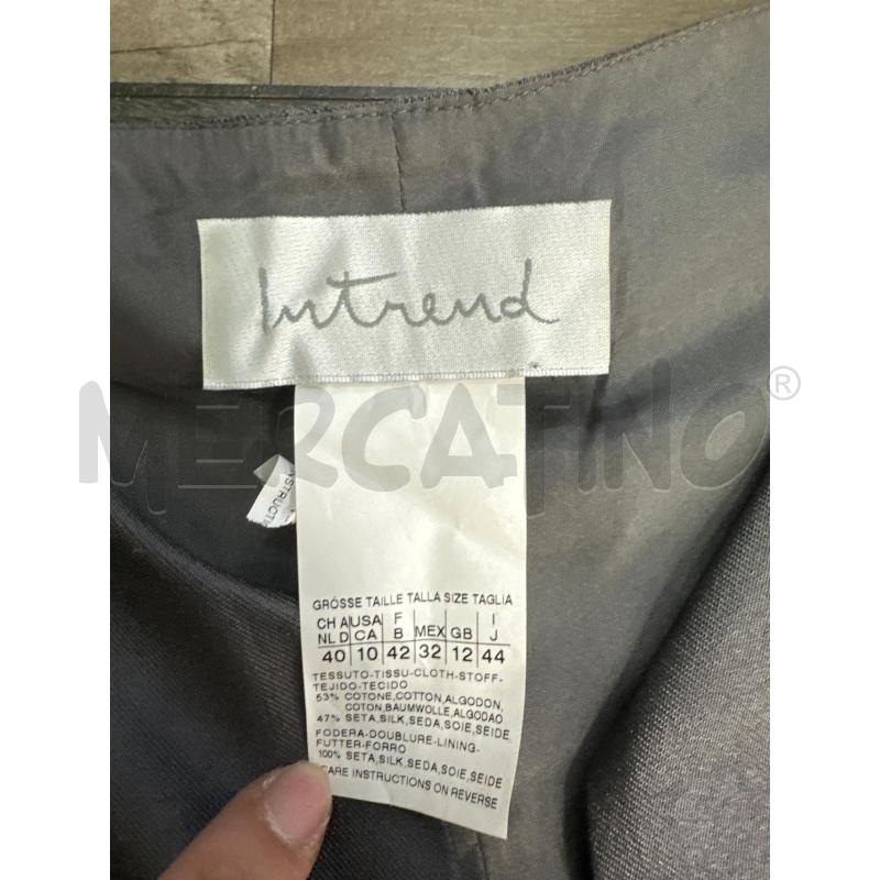 VESTITO DONNA INTRED GRIGIO NERO TG 44 | Mercatino dell'Usato Montesilvano 2