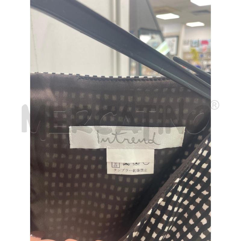 VESTITO DONNA INTRED QUADRETTI MARRO NERO BIANCO | Mercatino dell'Usato Montesilvano 3