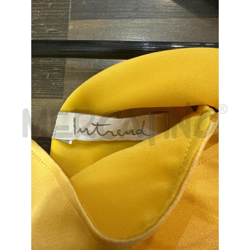 VESTITO DONNA INTREND GIALLO ELEGANTE  | Mercatino dell'Usato Montesilvano 2