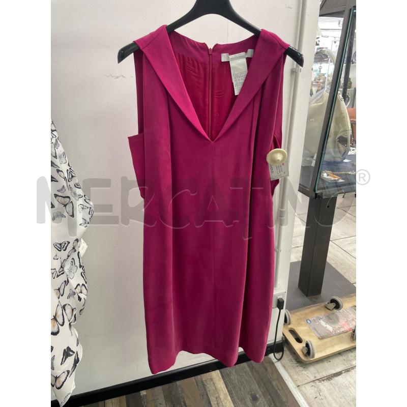 VESTITO DONNA INTREND MAX MARA FUKSIA SCOLLO V | Mercatino dell'Usato Montesilvano 1