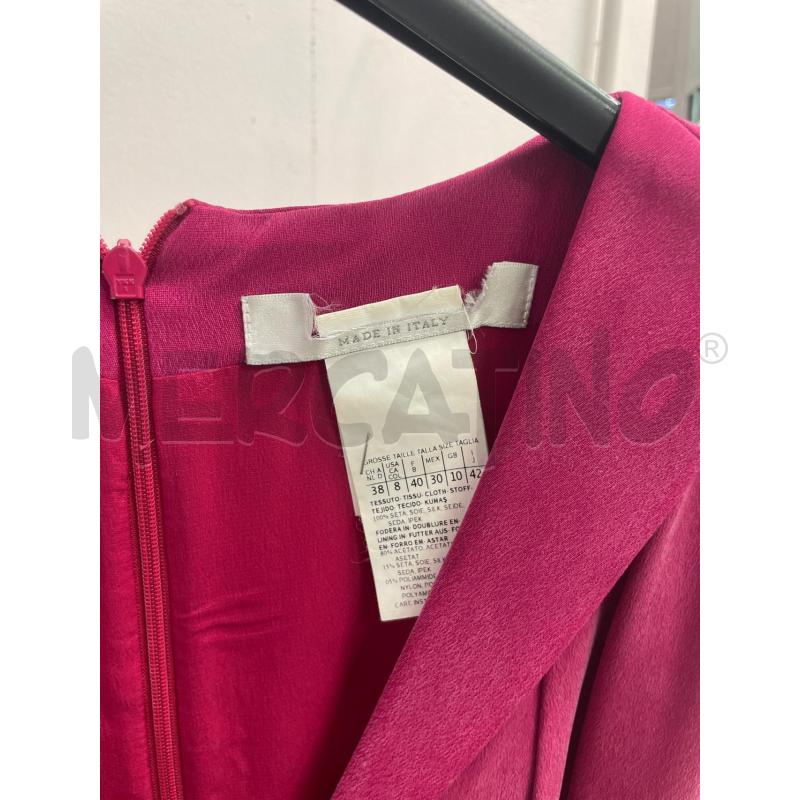 VESTITO DONNA INTREND MAX MARA FUKSIA SCOLLO V | Mercatino dell'Usato Montesilvano 2