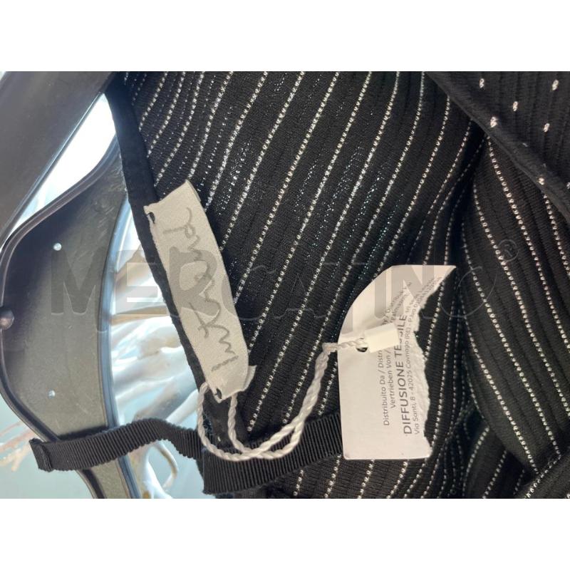 VESTITO DONNA INTREND NERO POIS BIANCHI | Mercatino dell'Usato Montesilvano 4
