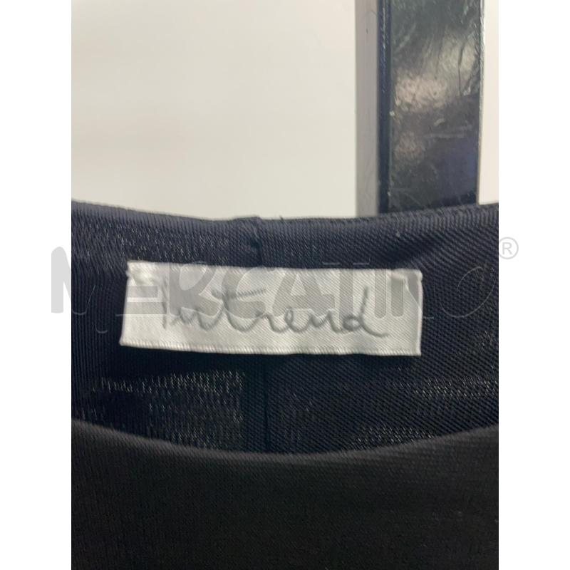VESTITO DONNA INTREND NERO ROSA GONNA ONDINE | Mercatino dell'Usato Montesilvano 2