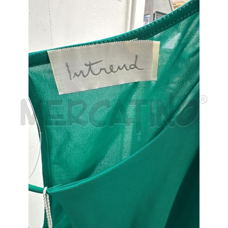 VESTITO DONNA INTREND VERDE LUNGO ELEGANTE | Mercatino dell'Usato Montesilvano 2