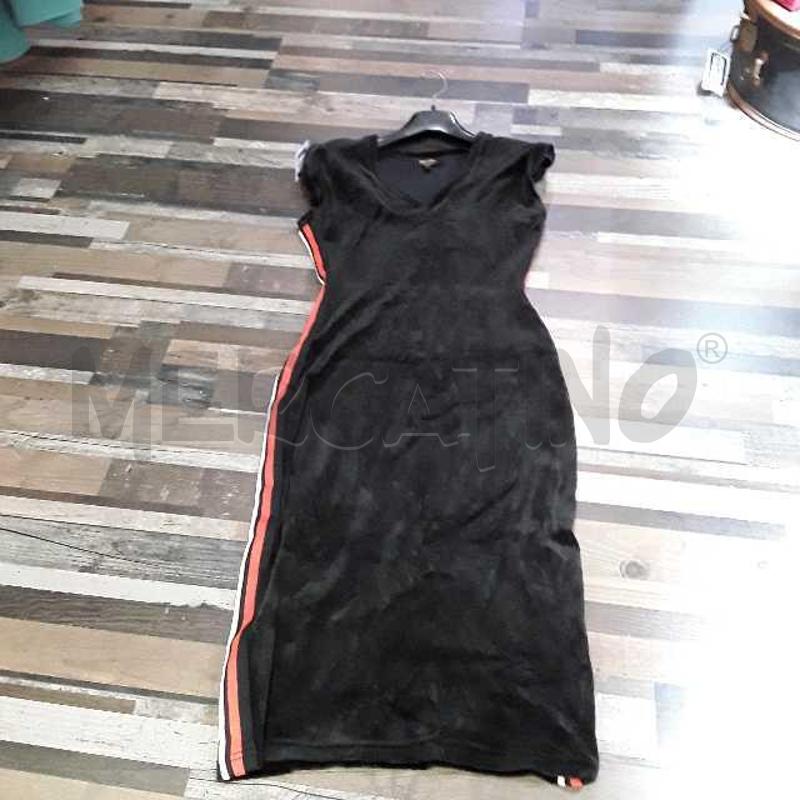 VESTITO DONNA JUICY COUTURE NERO BANDE LATERALI ARANCIO | Mercatino dell'Usato Montesilvano 1