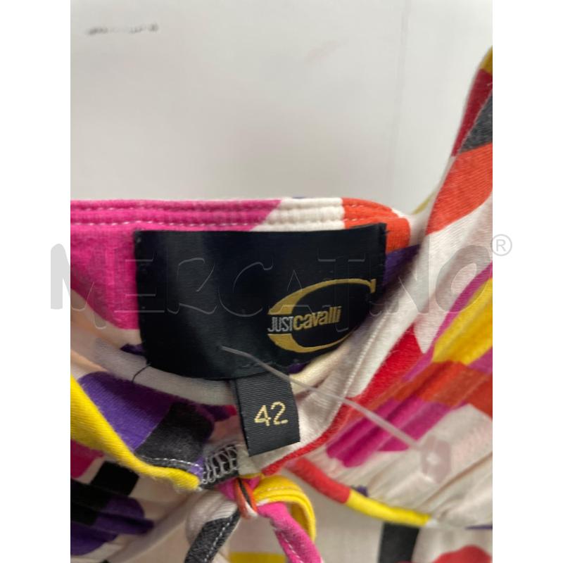 VESTITO DONNA JUST CAVALLI BIANCO FANTASIA  | Mercatino dell'Usato Montesilvano 2