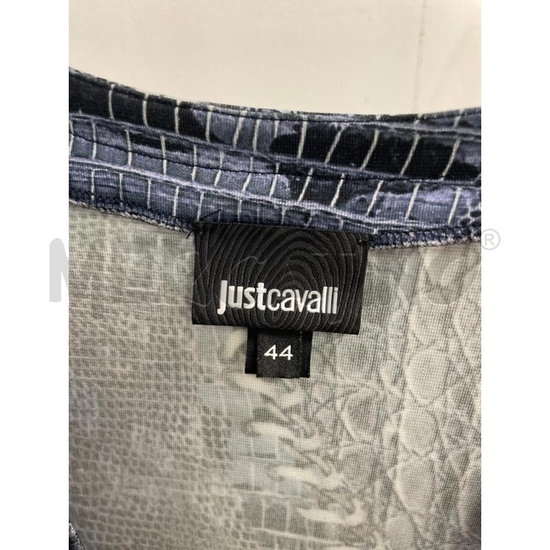 VESTITO DONNA JUST CAVALLI BLU STAMPA PITONATA | Mercatino dell'Usato Montesilvano 3