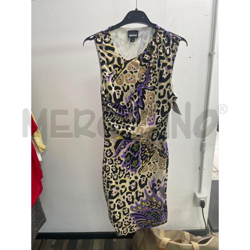 VESTITO DONNA JUST CAVALLI LILLA TG 40 | Mercatino dell'Usato Montesilvano 1
