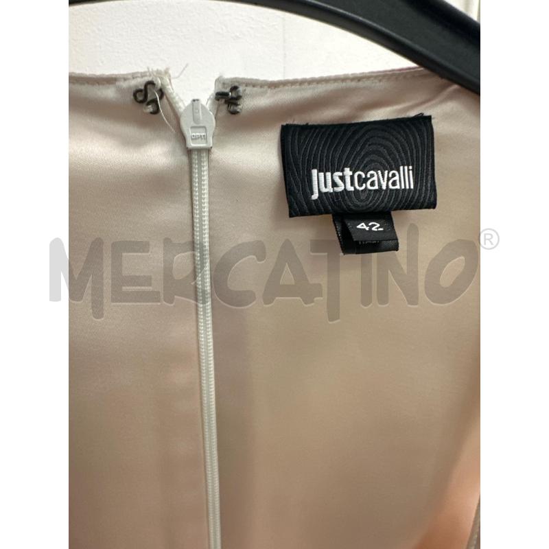 VESTITO DONNA JUST CAVALLI ROSA GIALLO TG42 | Mercatino dell'Usato Montesilvano 2