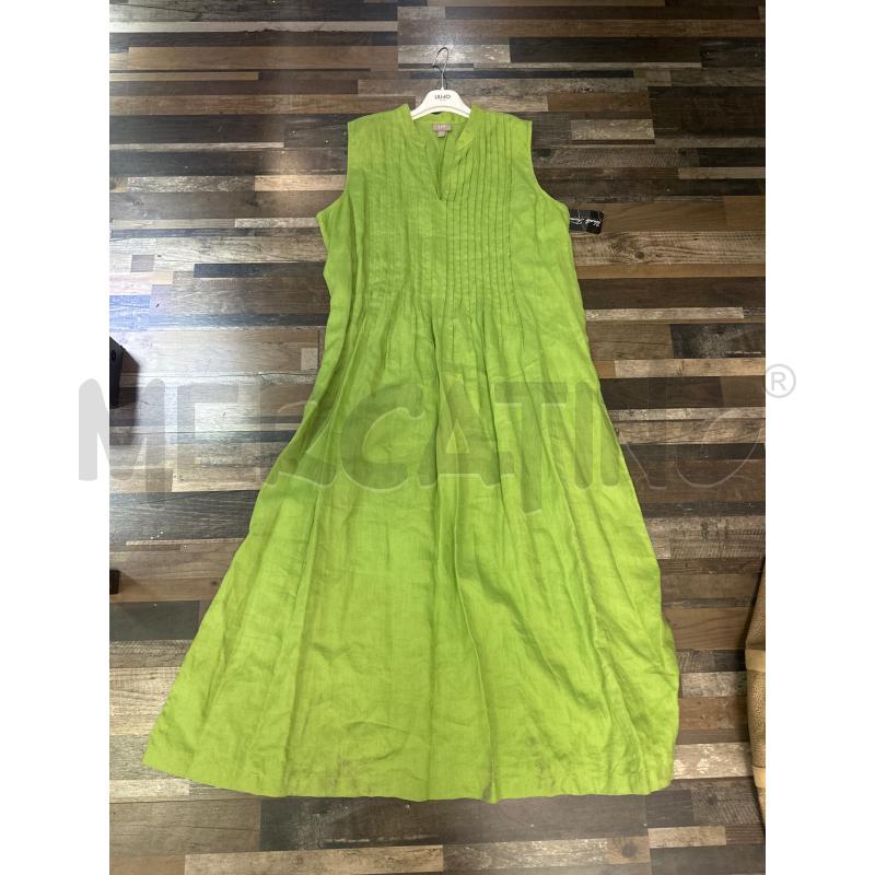 VESTITO DONNA J JILL VERDE CHIARO LINO | Mercatino dell'Usato Montesilvano 1
