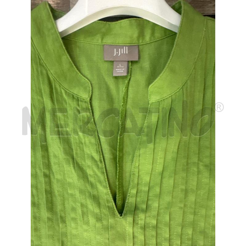 VESTITO DONNA J JILL VERDE CHIARO LINO | Mercatino dell'Usato Montesilvano 2