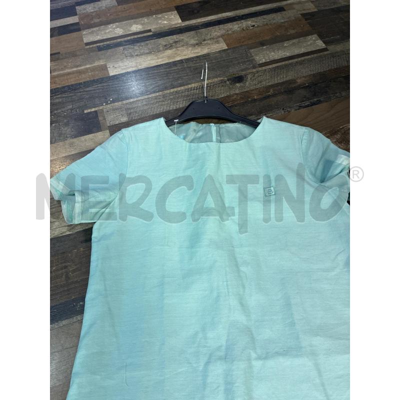 VESTITO DONNA LAURA BIAGIOTTI CELESTE  | Mercatino dell'Usato Montesilvano 2