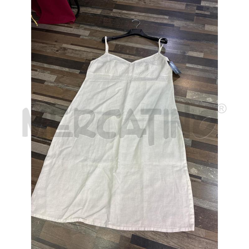 VESTITO DONNA LA PERALA BIANCO CANOTYTA TG 48 | Mercatino dell'Usato Montesilvano 1