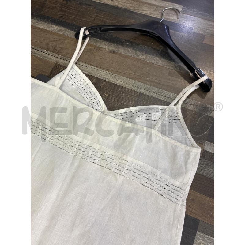 VESTITO DONNA LA PERALA BIANCO CANOTYTA TG 48 | Mercatino dell'Usato Montesilvano 5