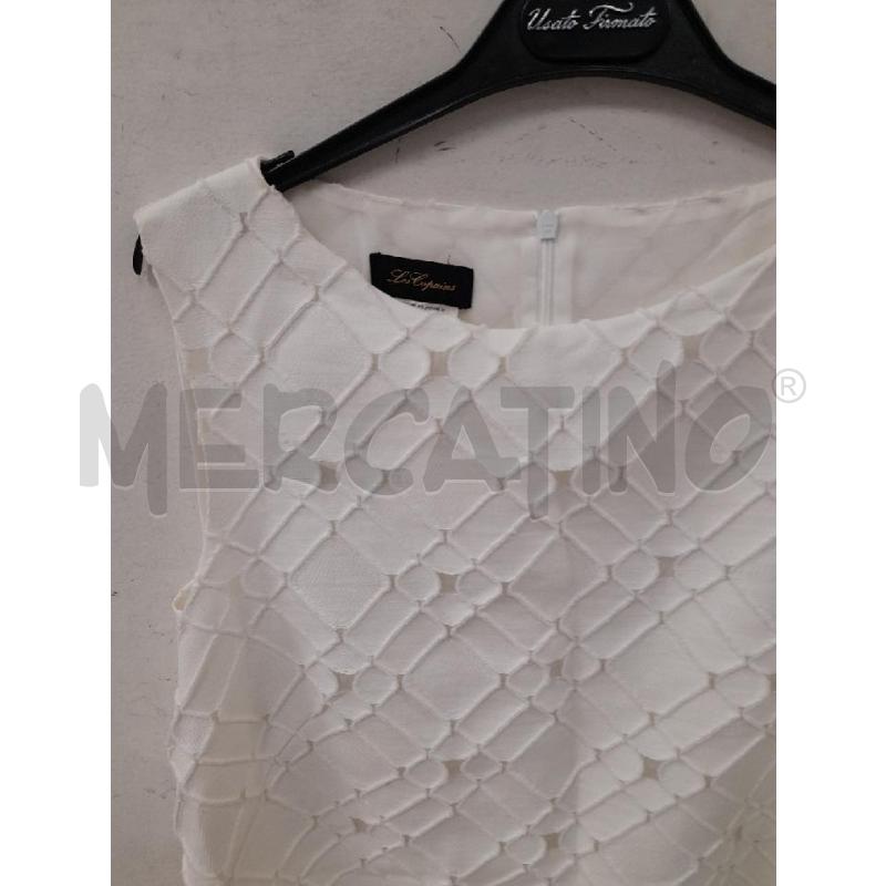 VESTITO DONNA LES COPAINS BIANCO TG 40  | Mercatino dell'Usato Montesilvano 2