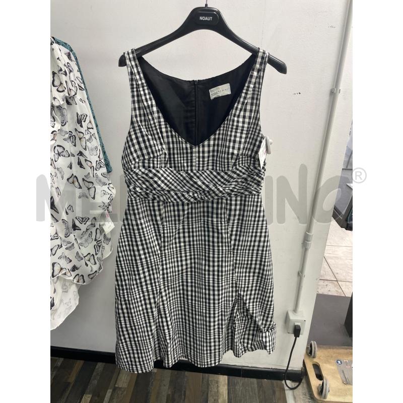 VESTITO DONNA LINEA EMME MARELLA NERO BIANCO QUADRETTATO  | Mercatino dell'Usato Montesilvano 1