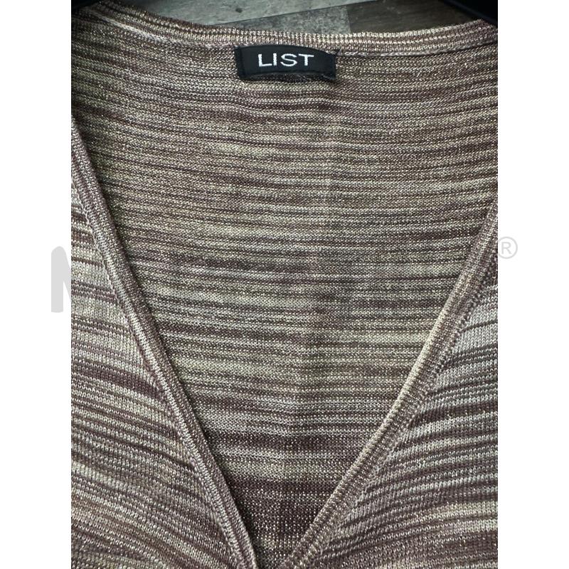 VESTITO DONNA LIST MARRONCINO BEIGE  | Mercatino dell'Usato Montesilvano 2