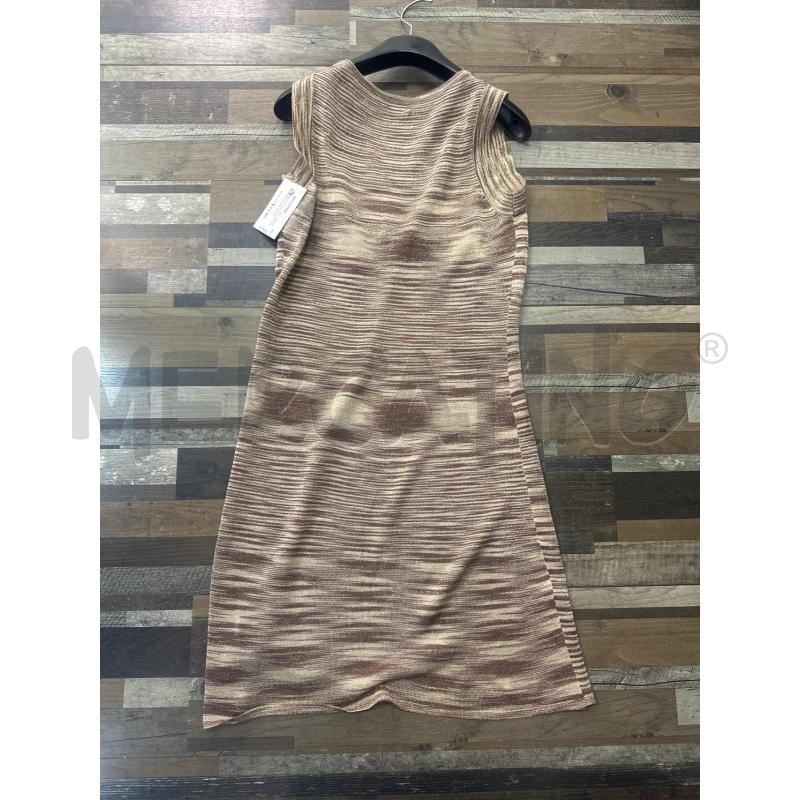 VESTITO DONNA LIST MARRONCINO BEIGE  | Mercatino dell'Usato Montesilvano 3