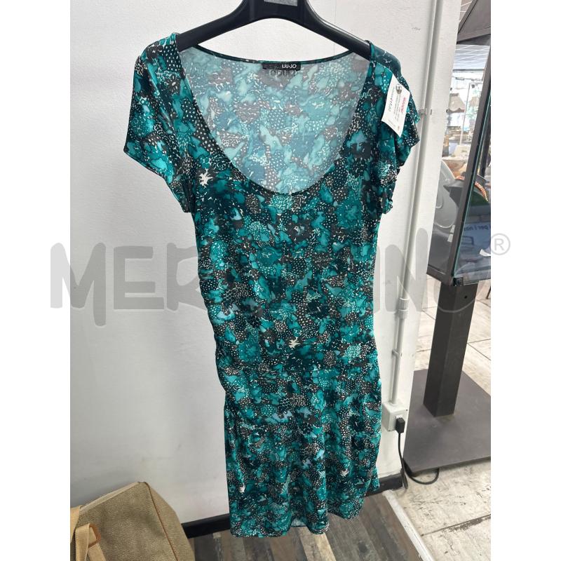 VESTITO DONNA LIU JO AZZURRO NERO FANTASIA  | Mercatino dell'Usato Montesilvano 1