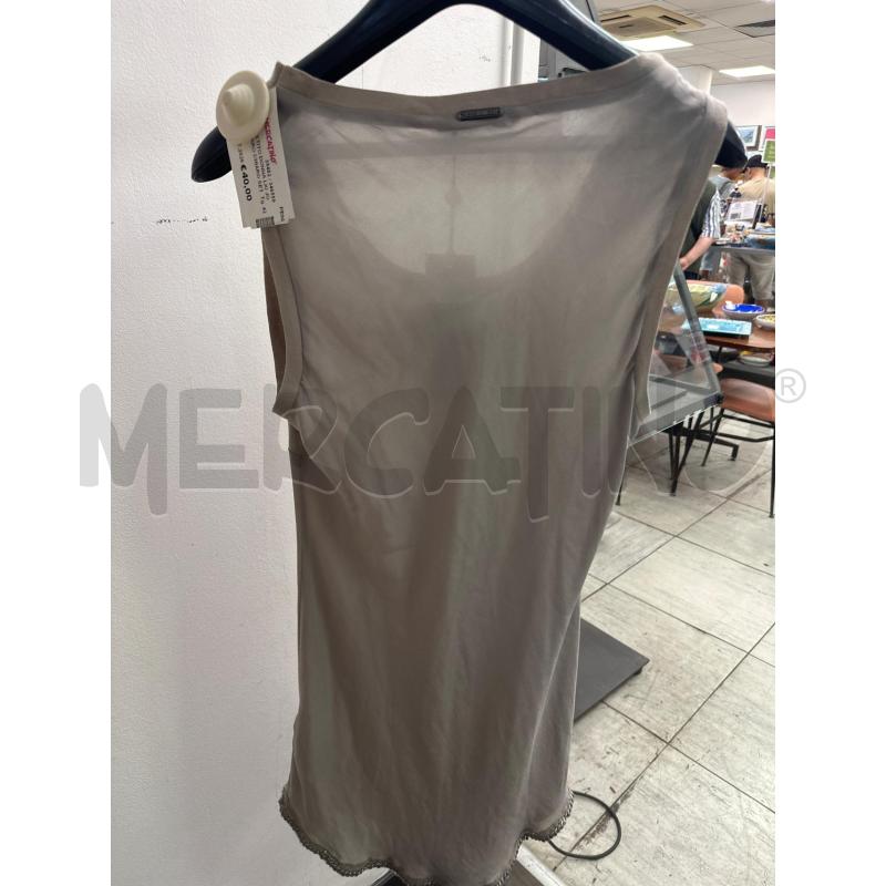 VESTITO DONNA LIU JO MARRO CHIARO SETA DRAPPEGGIATO | Mercatino dell'Usato Montesilvano 3