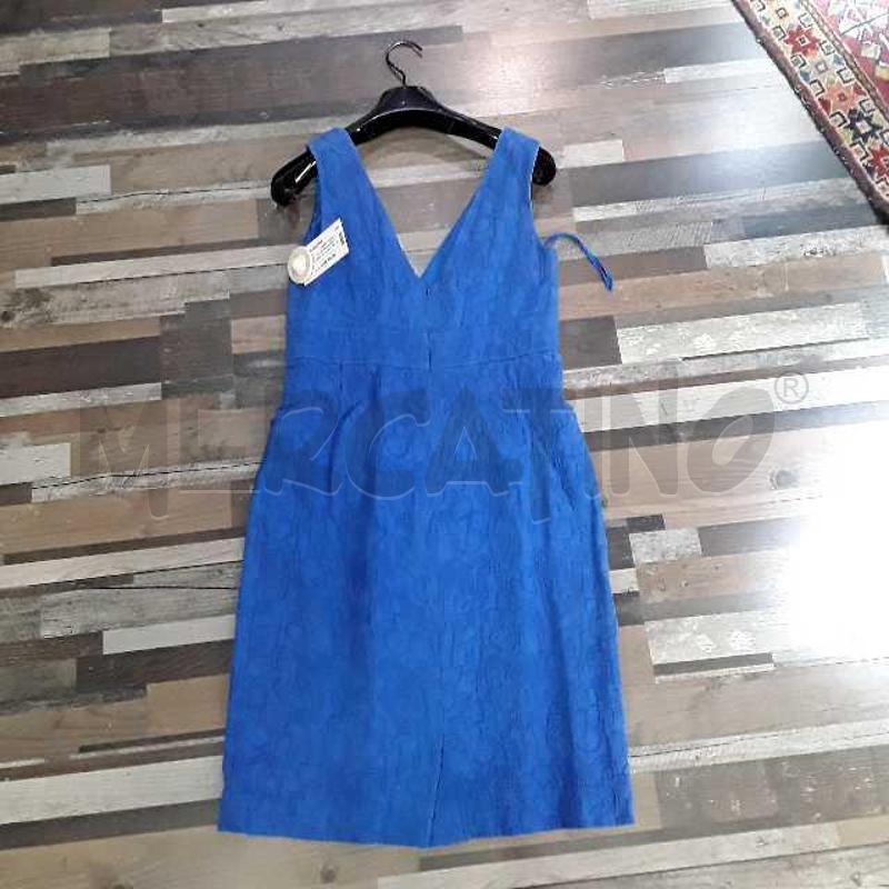 VESTITO DONNA LUISA SPAGNOLI BLU FANTASIA RILIEVO | Mercatino dell'Usato Montesilvano 2