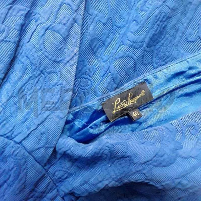 VESTITO DONNA LUISA SPAGNOLI BLU FANTASIA RILIEVO | Mercatino dell'Usato Montesilvano 3