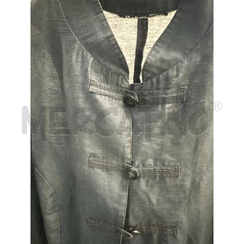 VESTITO DONNA LUNGO LINO BLU SMARCHIATO | Mercatino dell'Usato Montesilvano 2