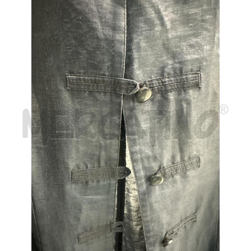 VESTITO DONNA LUNGO LINO BLU SMARCHIATO | Mercatino dell'Usato Montesilvano 4