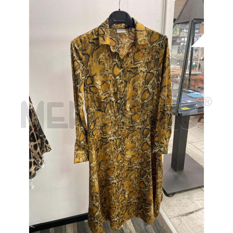 VESTITO DONNA LUNGO VILA FANTASIA PITONATA ARANCIATO TG GRANDE | Mercatino dell'Usato Montesilvano 1