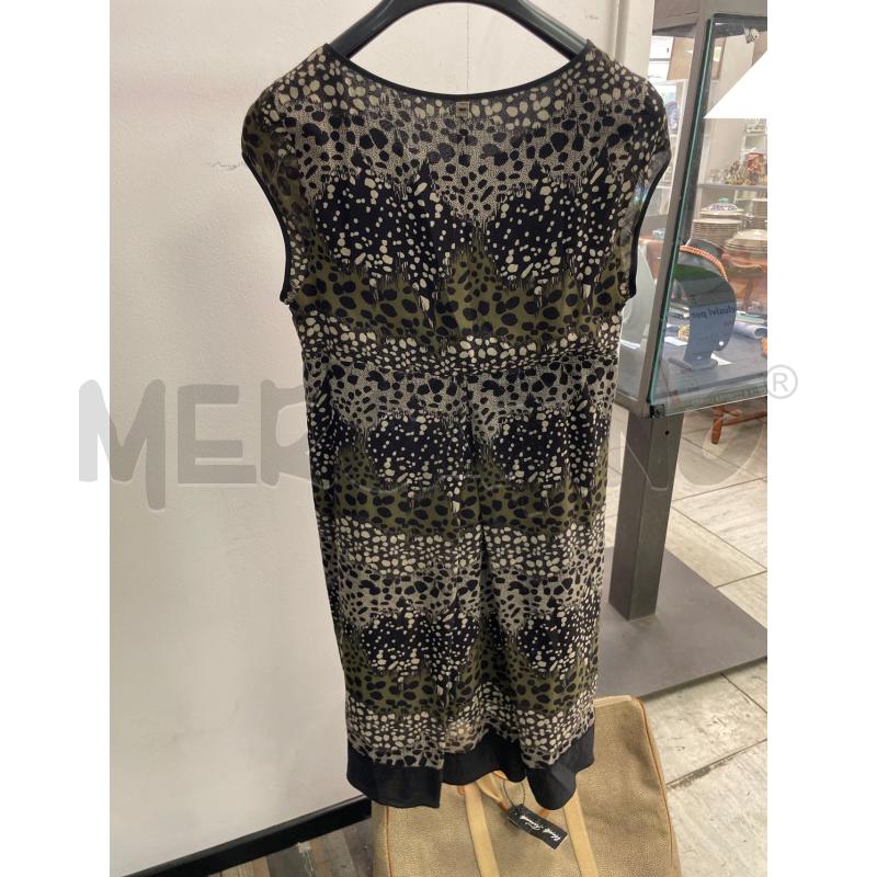 VESTITO DONNA MANILA GRACE MACULATO VERDE NERO TG 42 | Mercatino dell'Usato Montesilvano 3