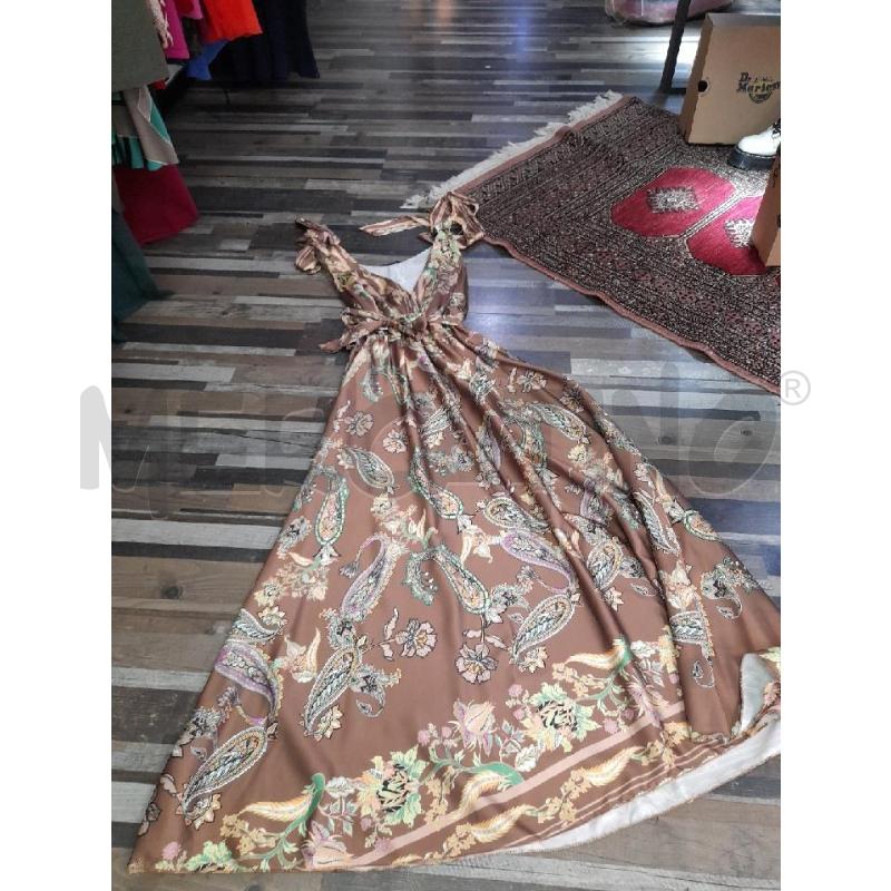 VESTITO DONNA MARRO FIORI SATYA LUNGO FIOCCHI | Mercatino dell'Usato Montesilvano 2