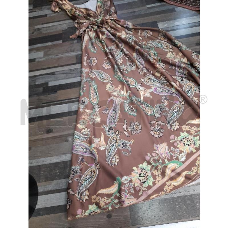 VESTITO DONNA MARRO FIORI SATYA LUNGO FIOCCHI | Mercatino dell'Usato Montesilvano 3