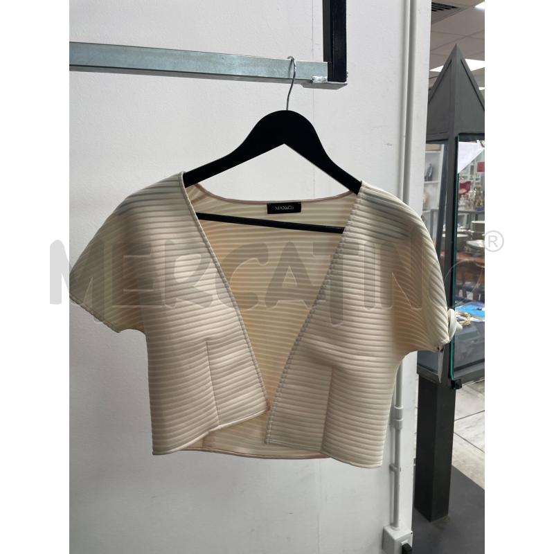 VESTITO DONNA MAX & CO ROSA PALLIDO RIGHINE + COPRISPALLA | Mercatino dell'Usato Montesilvano 3