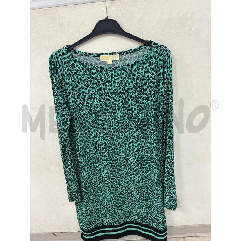 VESTITO DONNA MICHAEL KORS TG M VERDE NERO | Mercatino dell'Usato Montesilvano 1